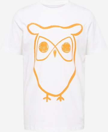 KnowledgeCotton Apparel T-Shirt -  (GOTS) in Weiß: predná strana