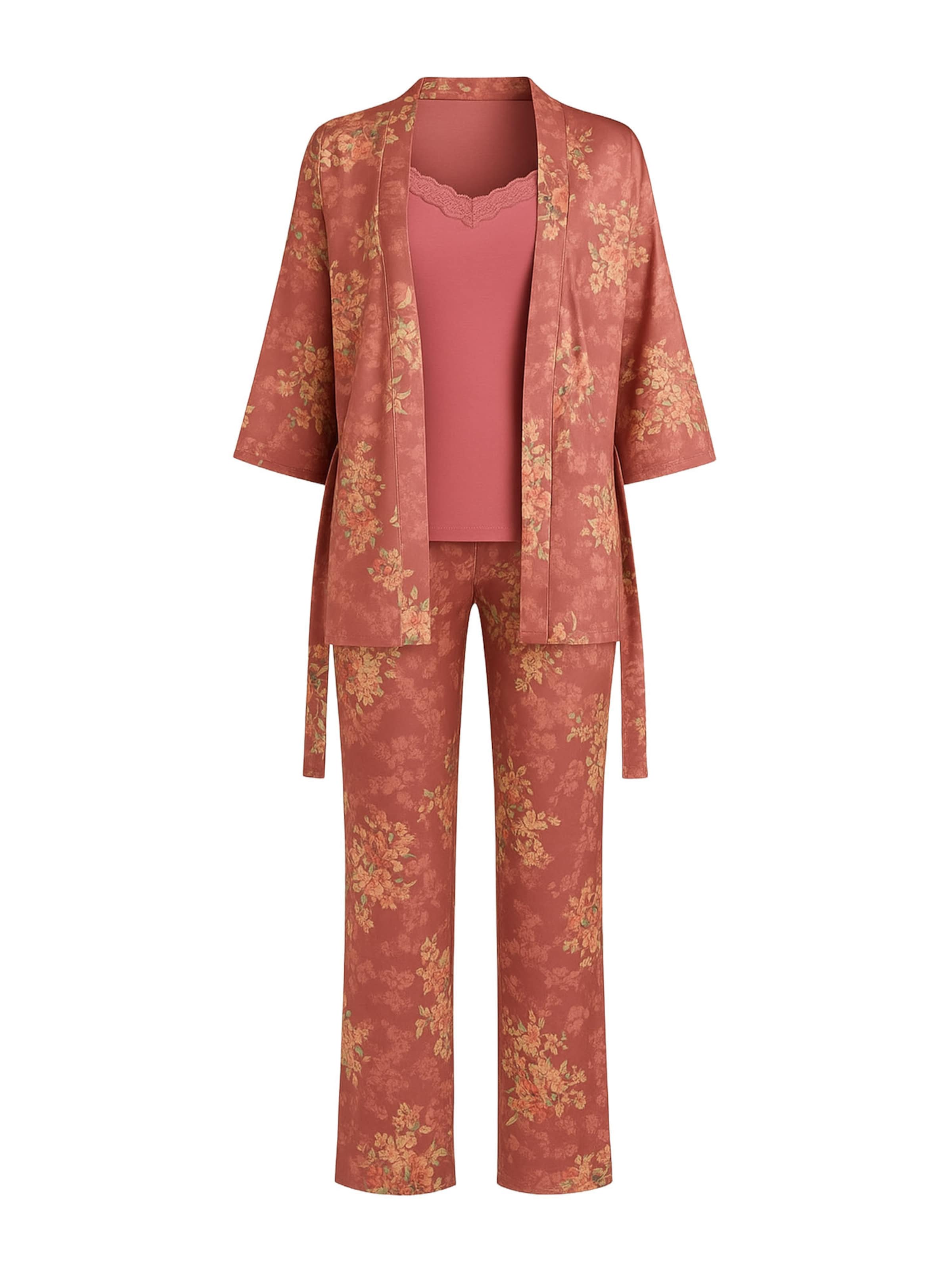 Pyjama 'Dandelion' Goldenbay en rose : devant