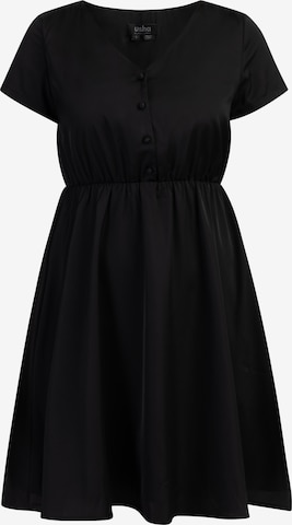 usha BLACK LABEL Kleid in Schwarz: predná strana