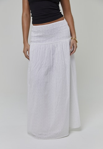 South Beach Rok in Wit: voorkant