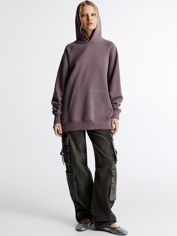 Pull&Bear Sweatshirt in Purple