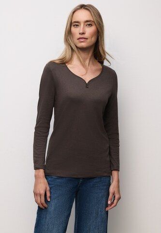 STREET ONE Shirt in Brown: front
