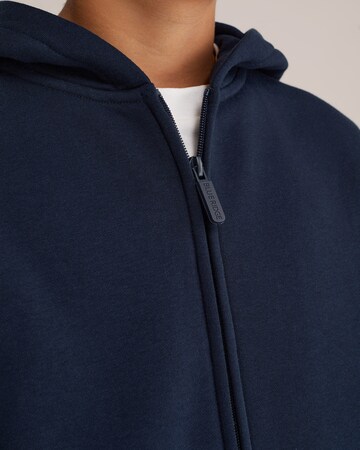 WE Fashion - Casaco em moletão em azul