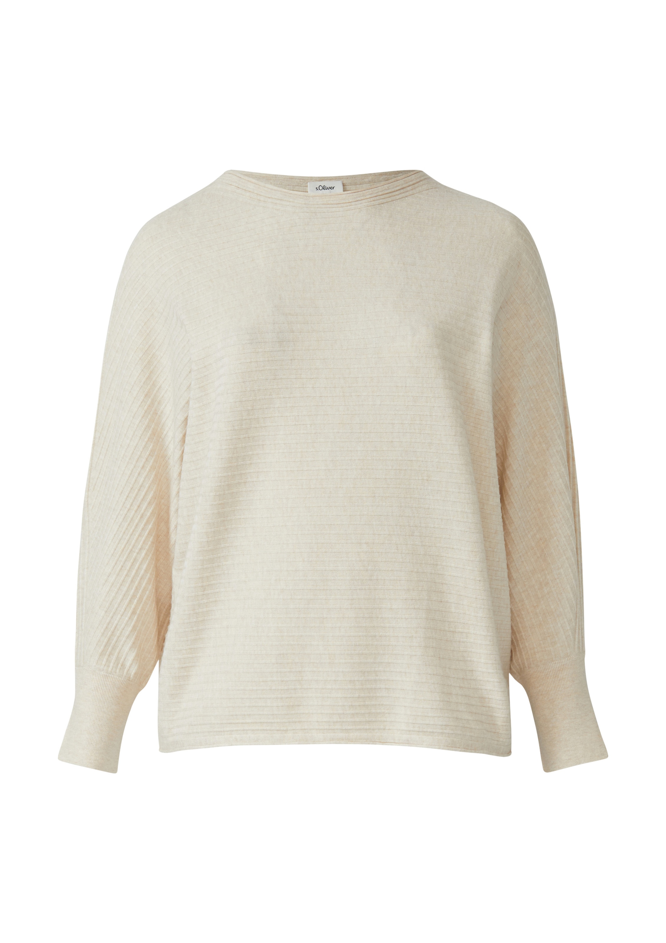 s.Oliver Red Label Plus Pullover in Beige: Vorderseite