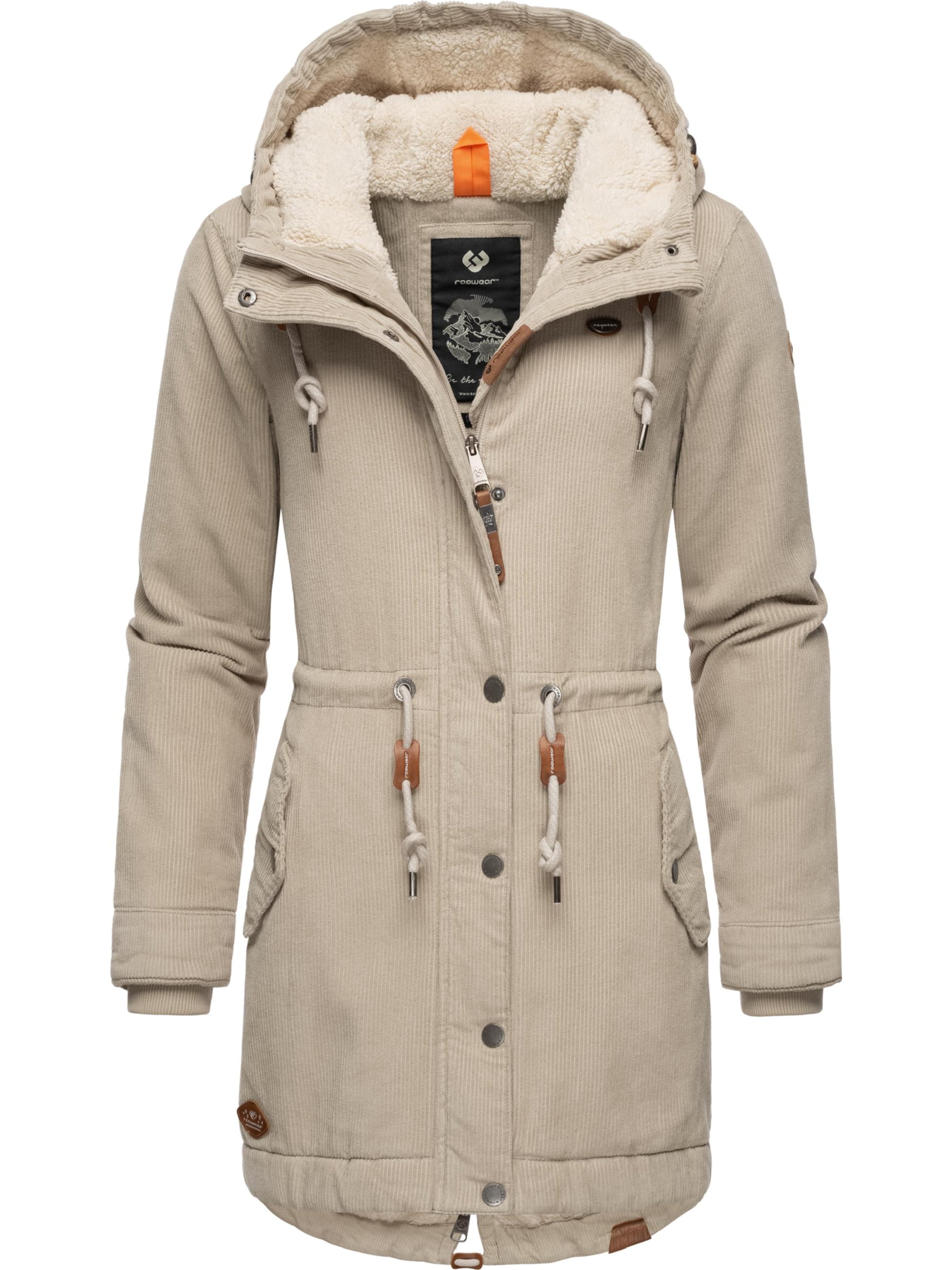 Parka invernale 'Canny' di Ragwear in beige