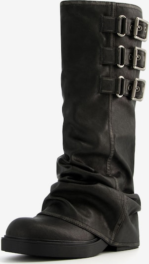 Bershka Škornji | črna barva, Prikaz izdelka