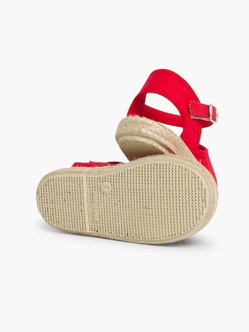 Sandales Pisamonas en rouge