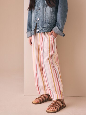 Barrel Pantalon Next en beige : devant