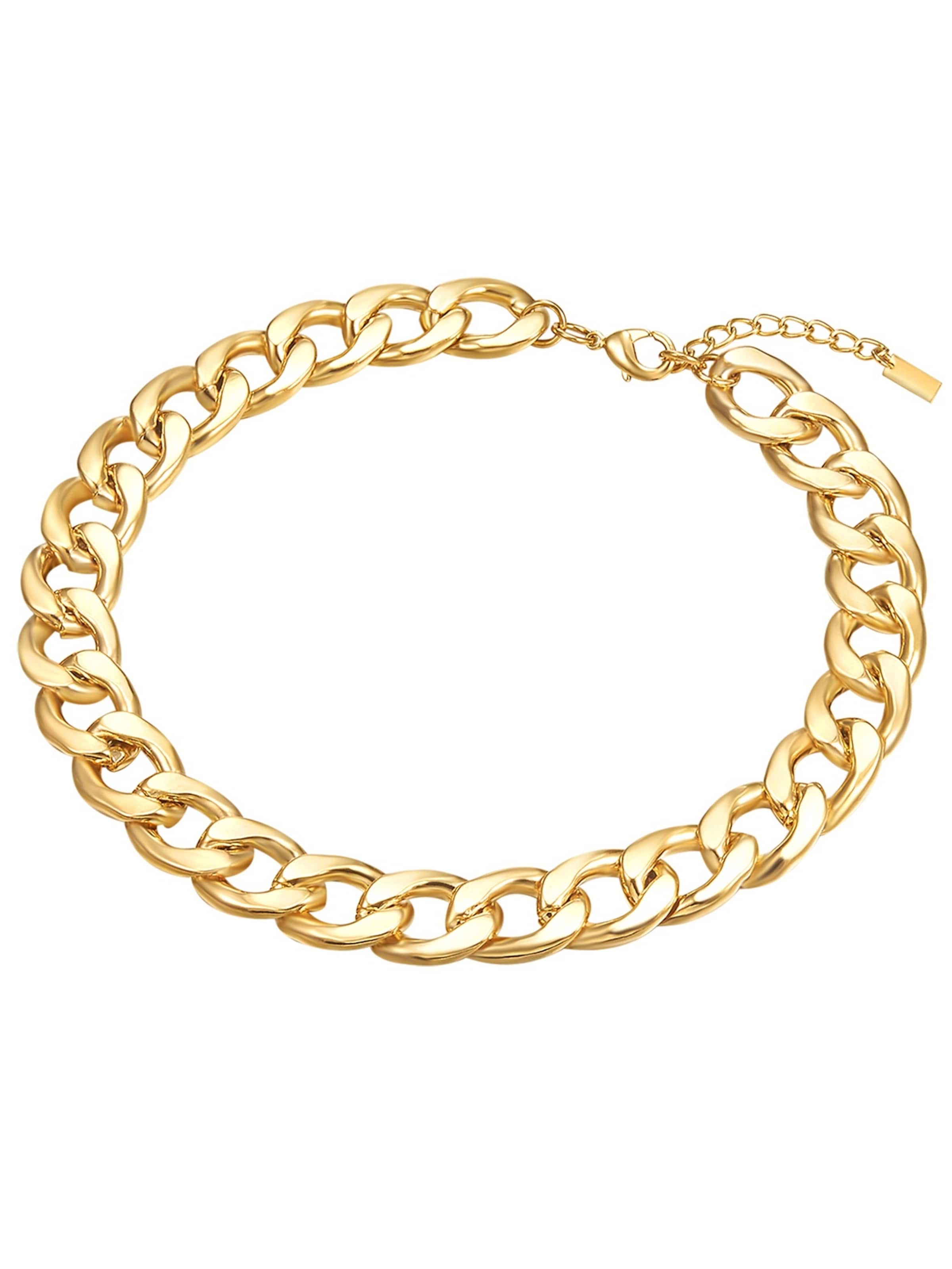 Lulu & Jane Necklace in Gold: front