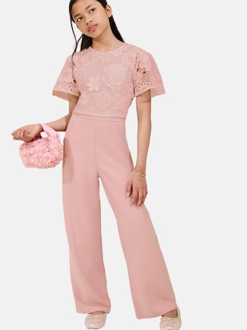 Lipsy Overall in Roze: voorkant