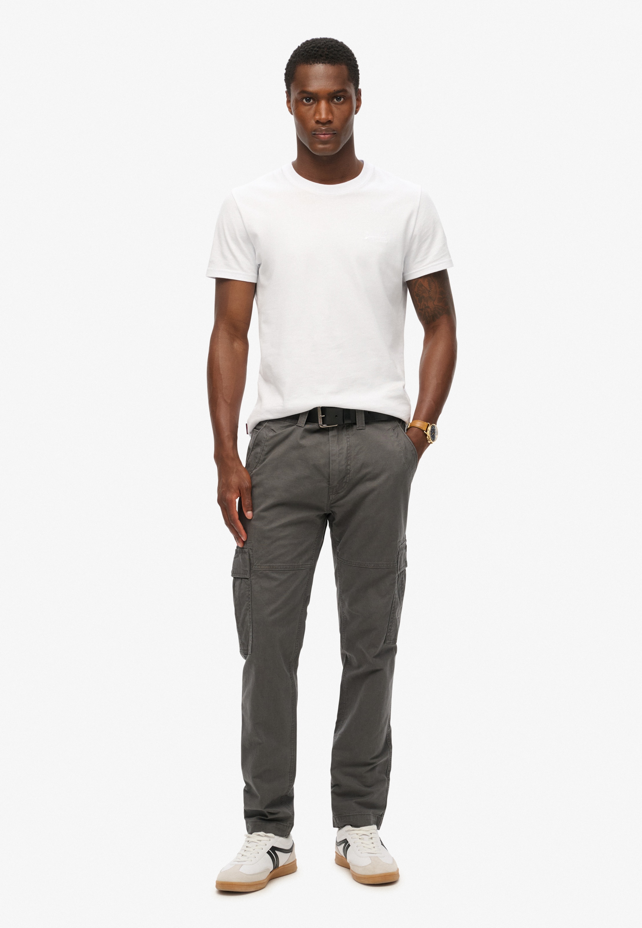Regular Pantalon cargo Superdry & Co en gris