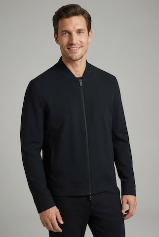 CINQUE Zip-Up Hoodie in Blue: front
