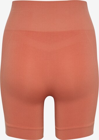 Hummel Skinny Workout Pants in Orange