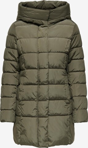 Only Petite Winter Jacket 'Newlina' in Green: front