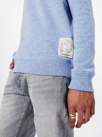 SCOTCH & SODA Sweatshirt i blå