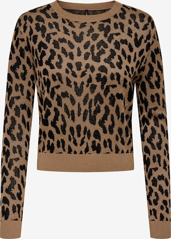 ONLY Sweater 'ONLVienna' in Brown: front