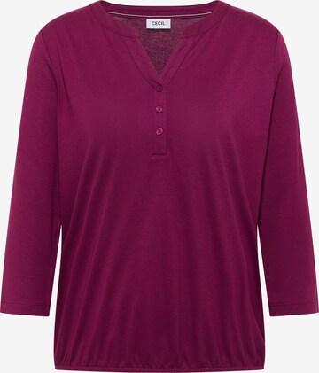 CECIL Shirt in Purple: front