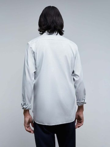 Scalpers Regular Fit Hemd 'Seatle K' in Grau