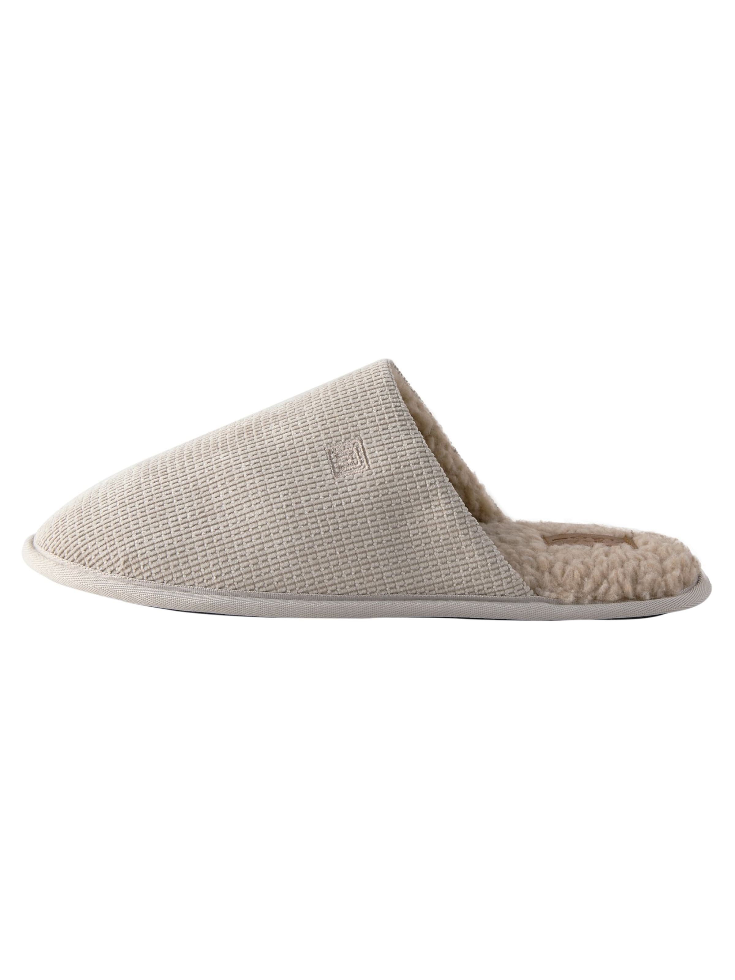 Next Slipper in Grey: front