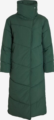 VILA Зимно палто в зелено: отпред