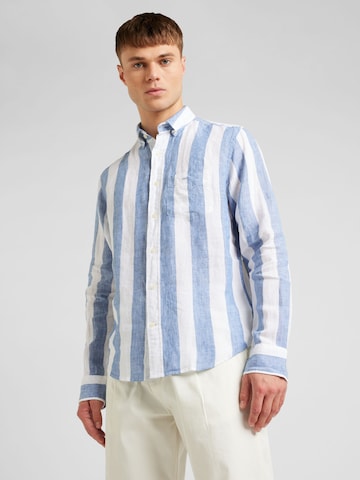 GANT Comfort fit Overhemd in Blauw: voorkant