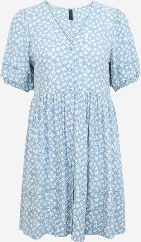 Y.A.S Petite Shirt Dress 'LURA' in Blue: front