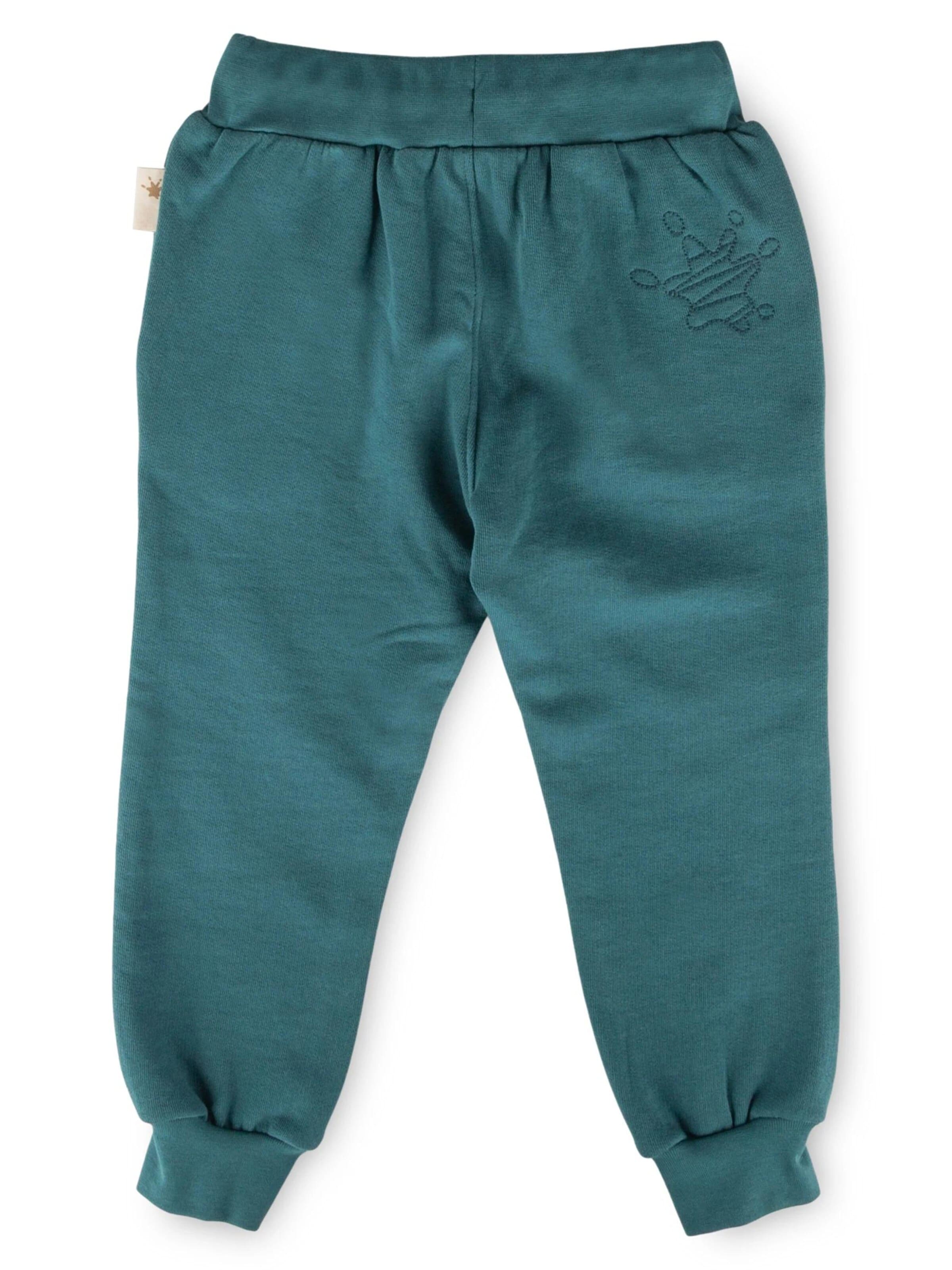 SIGIKID Regular Pants 'Sweathose' in Green