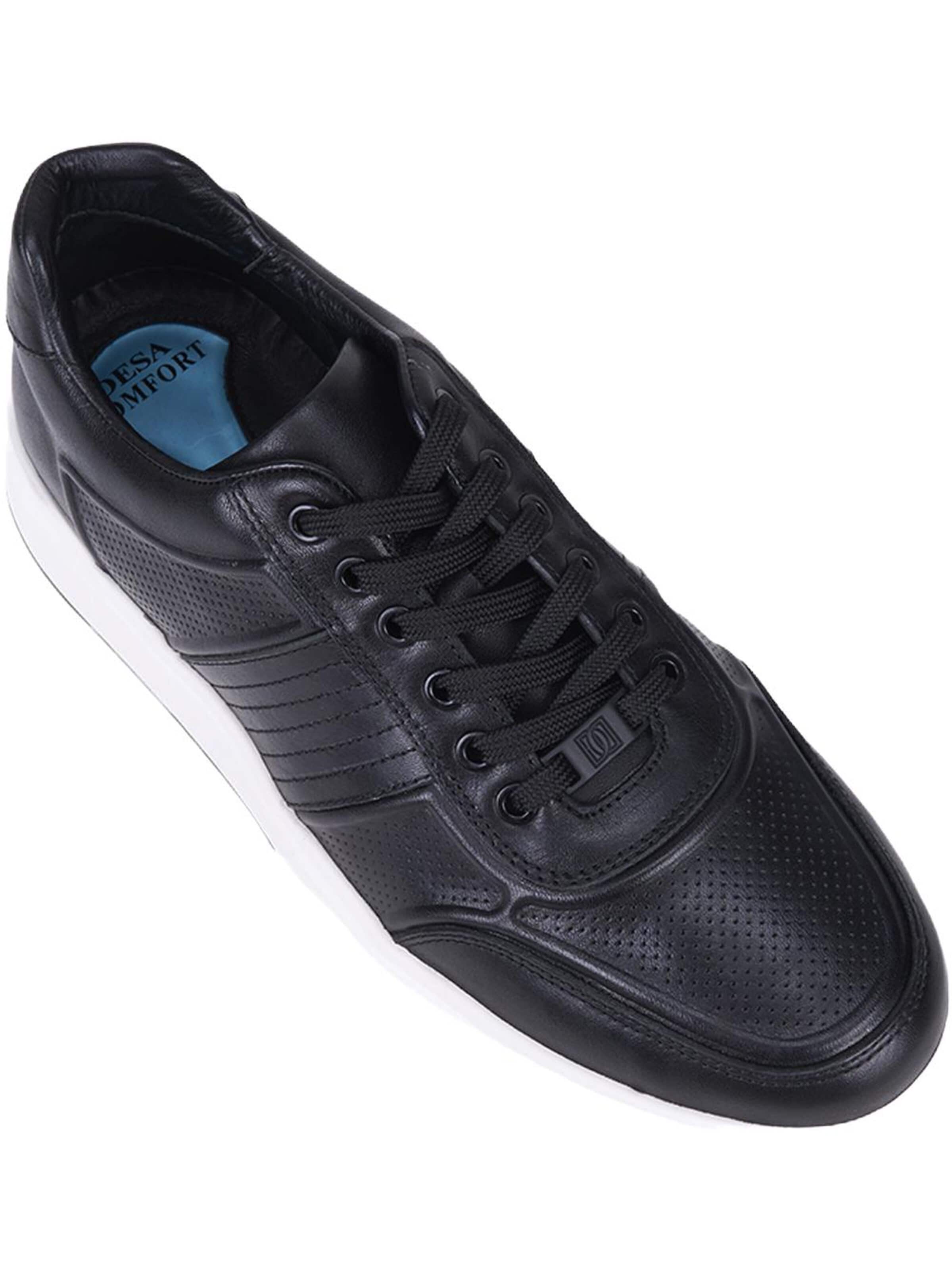Desa - Zapatillas sin cordones 'Komfort-Sneaker' en negro