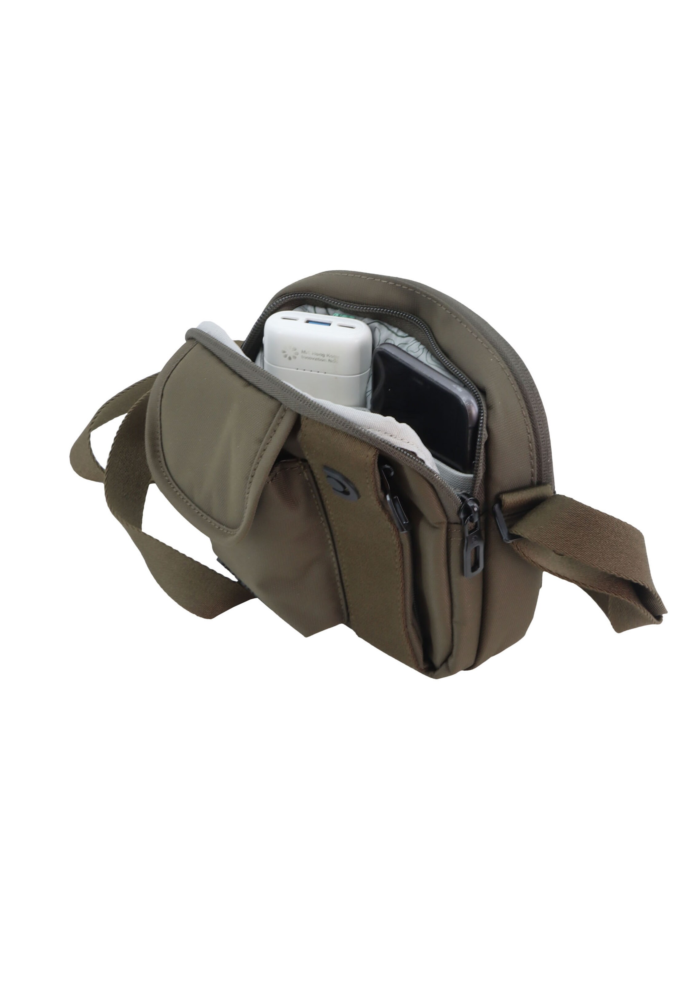 Discovery Schultertasche 'Downtown' in Braun