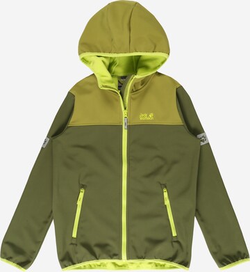 JACK WOLFSKIN Outdoorová bunda 'FOURWINDS' - Zelená: predná strana