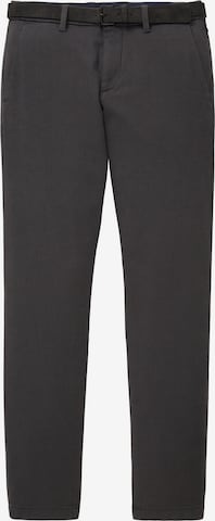 Pantalon chino TOM TAILOR en noir : devant