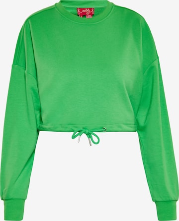 swirly Sweatshirt i grønn: forside