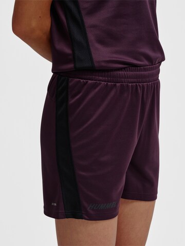 Hummel Regular Sportshorts 'Multi' in Lila