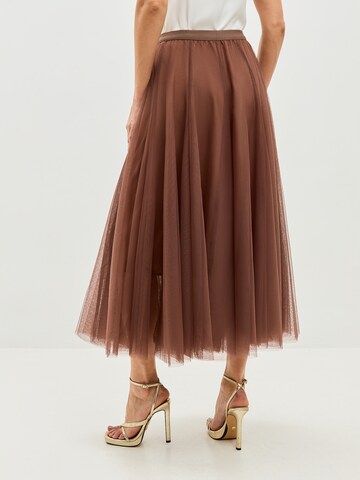 Serena Silueta Nederdel 'Ballerina' i brun