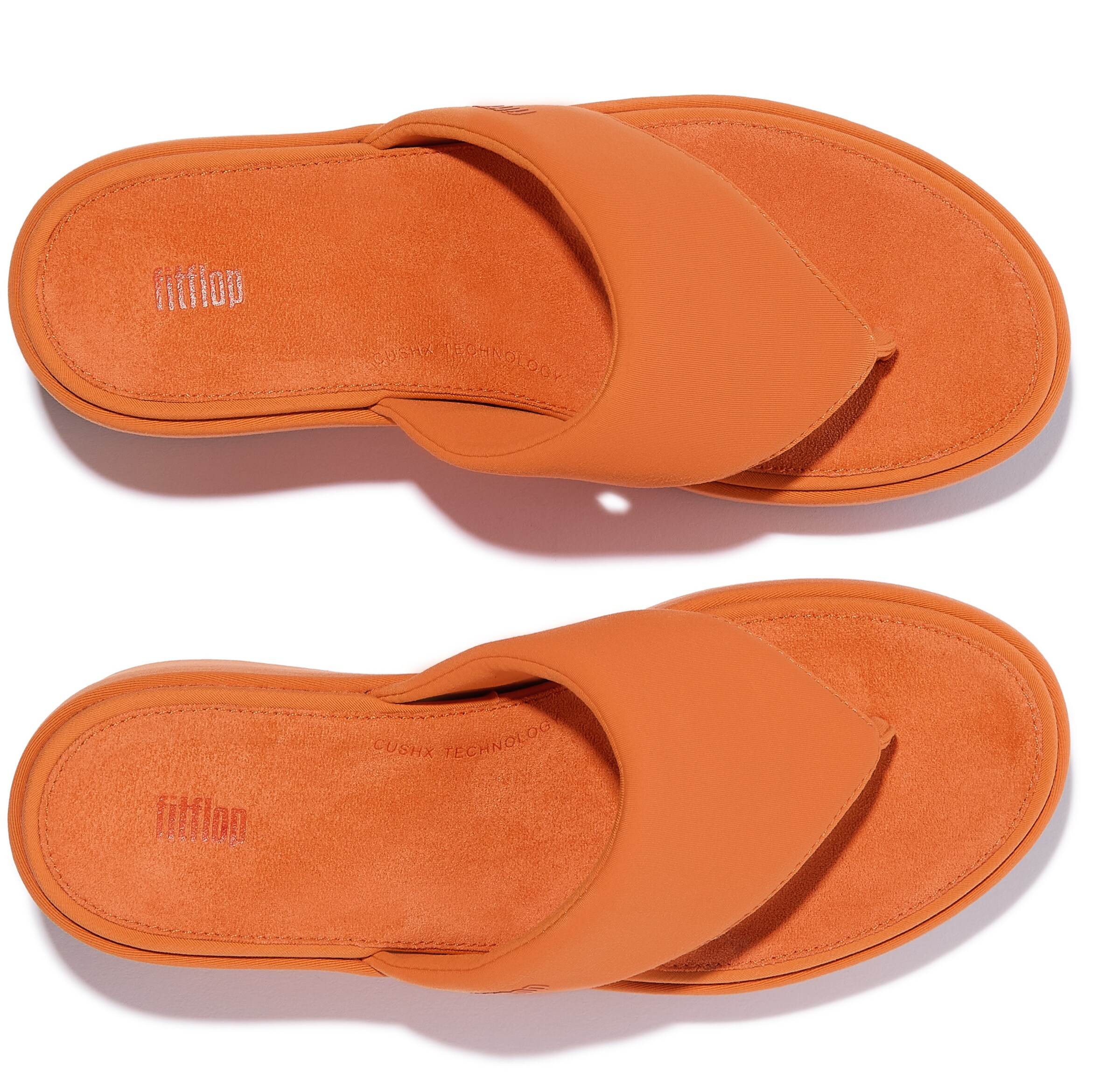 FitFlop T-Bar Sandals in Orange