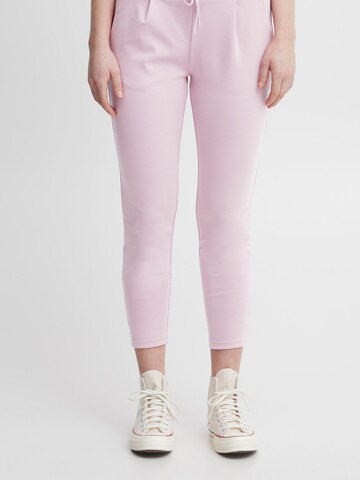 ICHI Slim fit Trousers 'Kate' in Pink