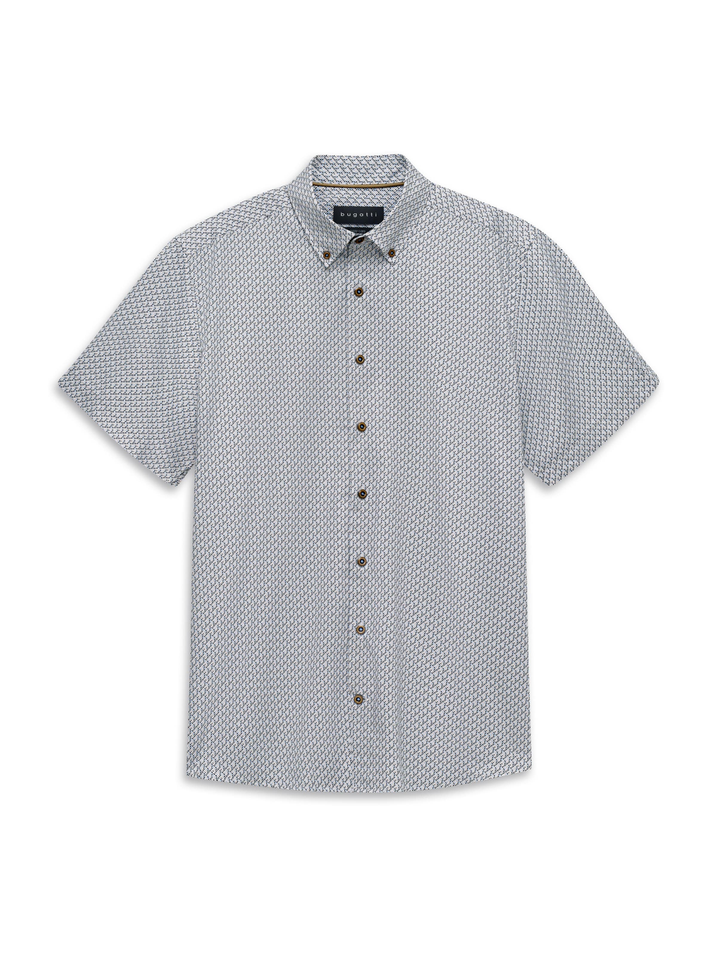 bugatti - Regular Fit Camisa em azul: frente