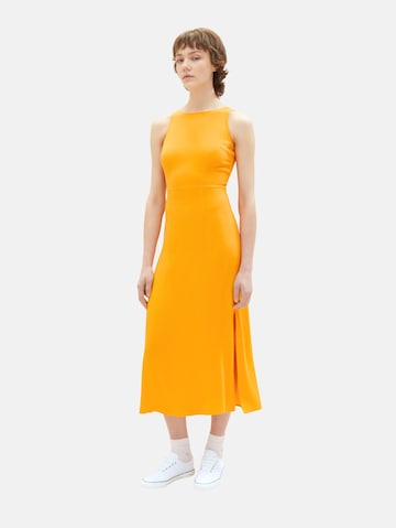 TOM TAILOR DENIM Summer Dress in Orange: front