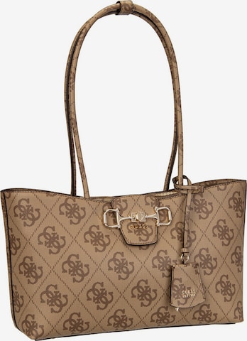 Shopper 'Janie' di GUESS in marrone: frontale