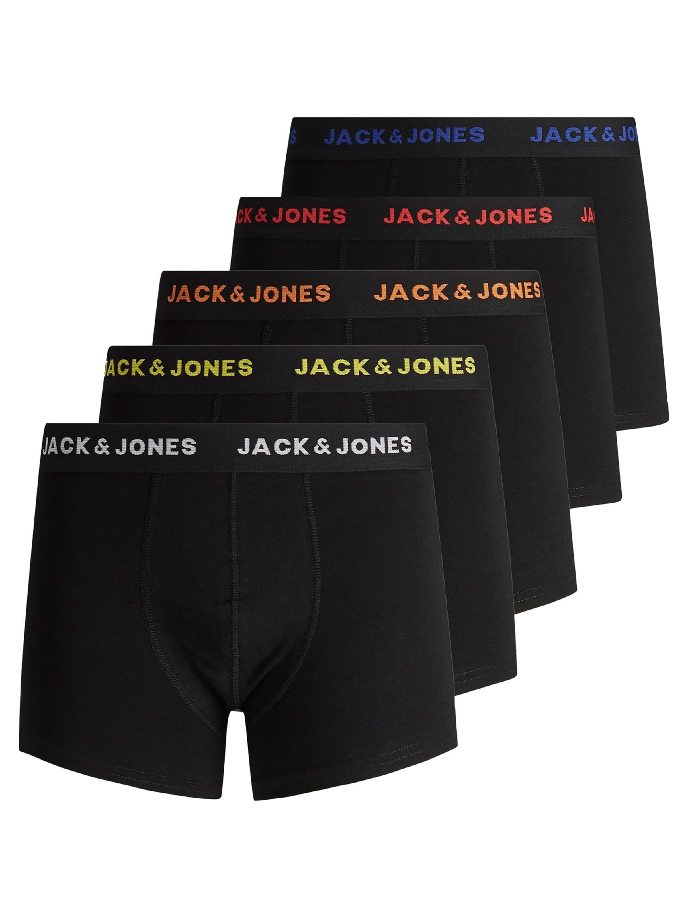Boxeri 'JACK & JONES Friday' de la JACK & JONES pe negru: față