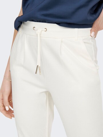 ONLY Slimfit Hose 'ONLPoptrash' in Weiß