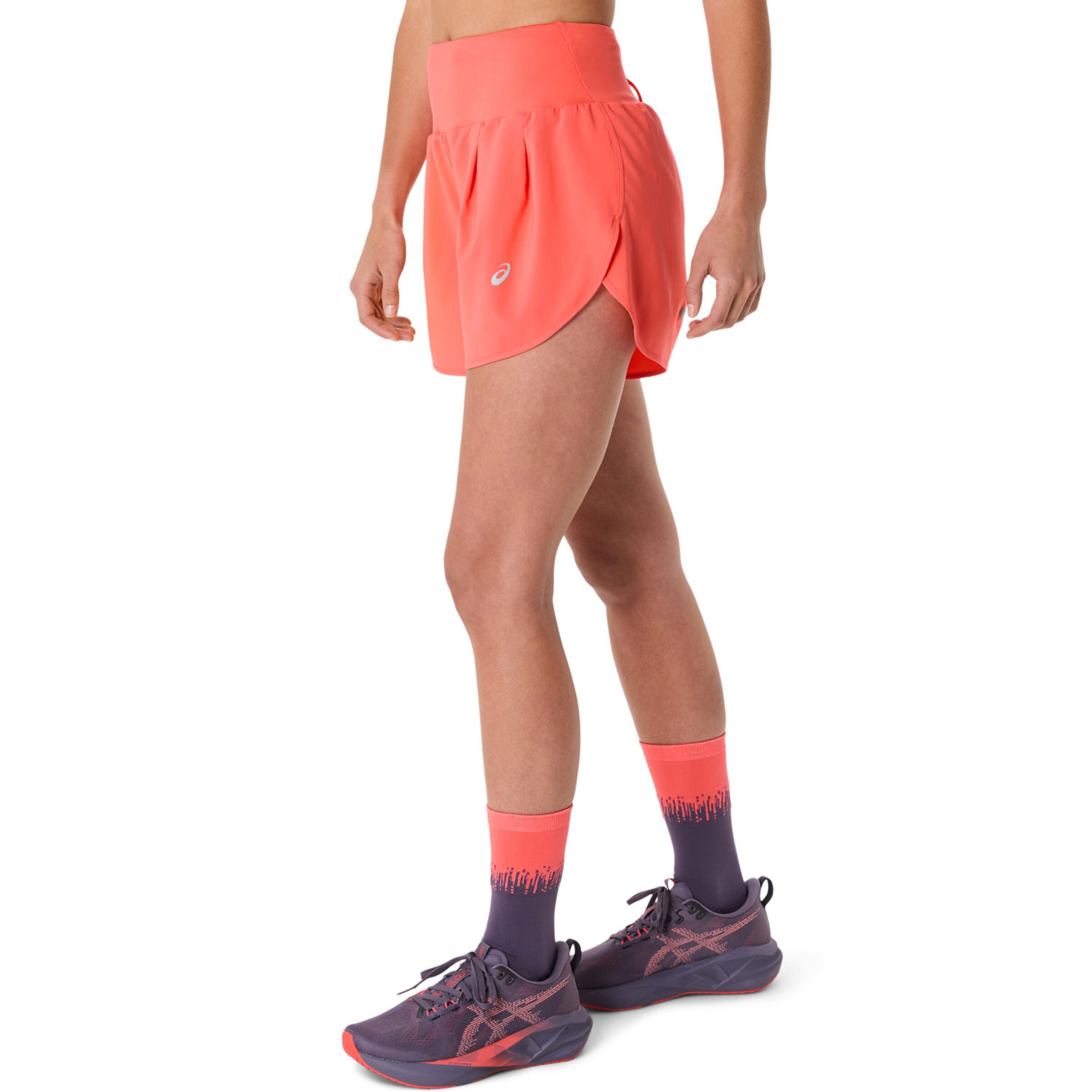 ASICS Regular Workout Pants 'Road' in Orange