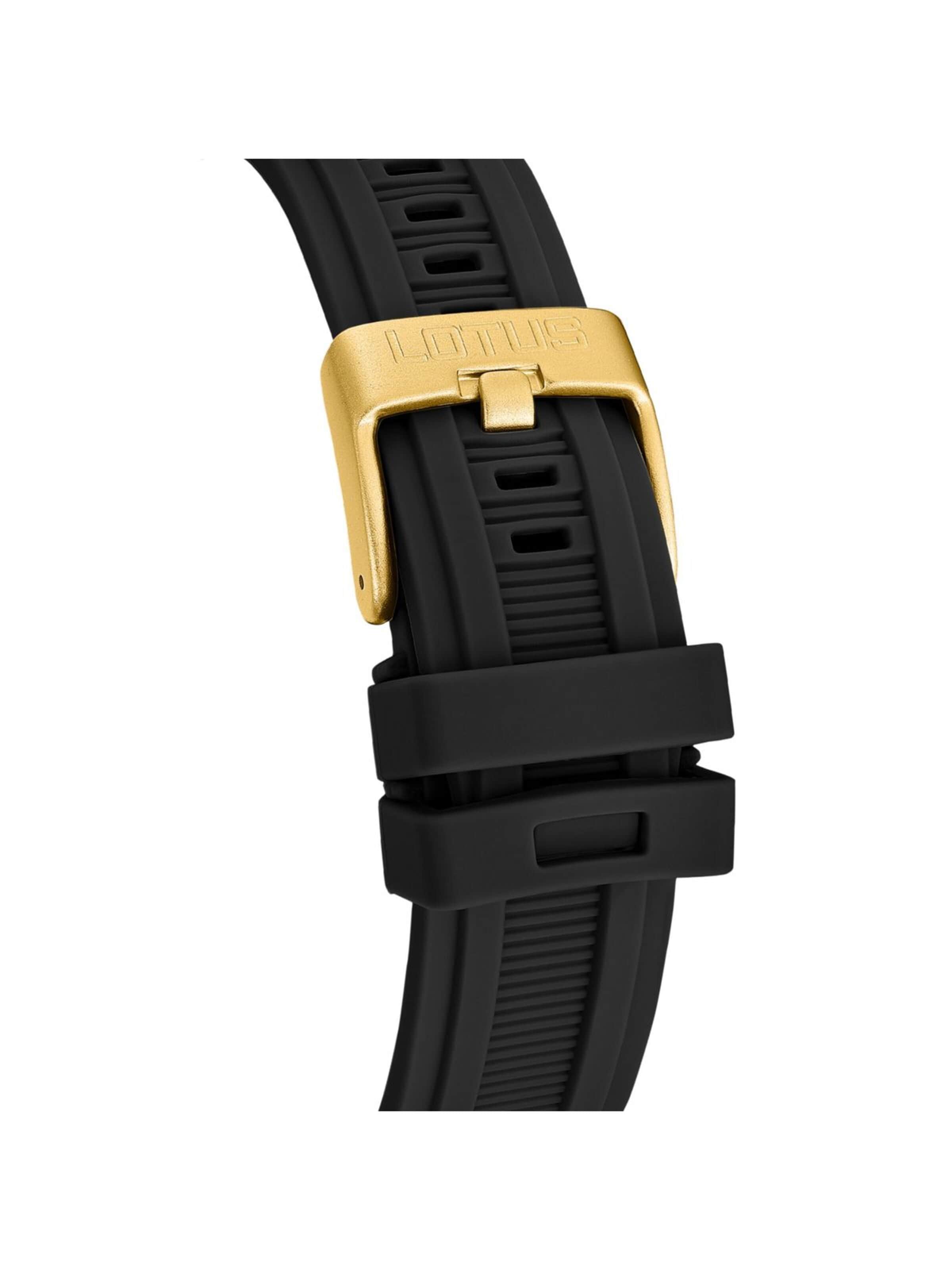 Montre digitale Lotus en noir