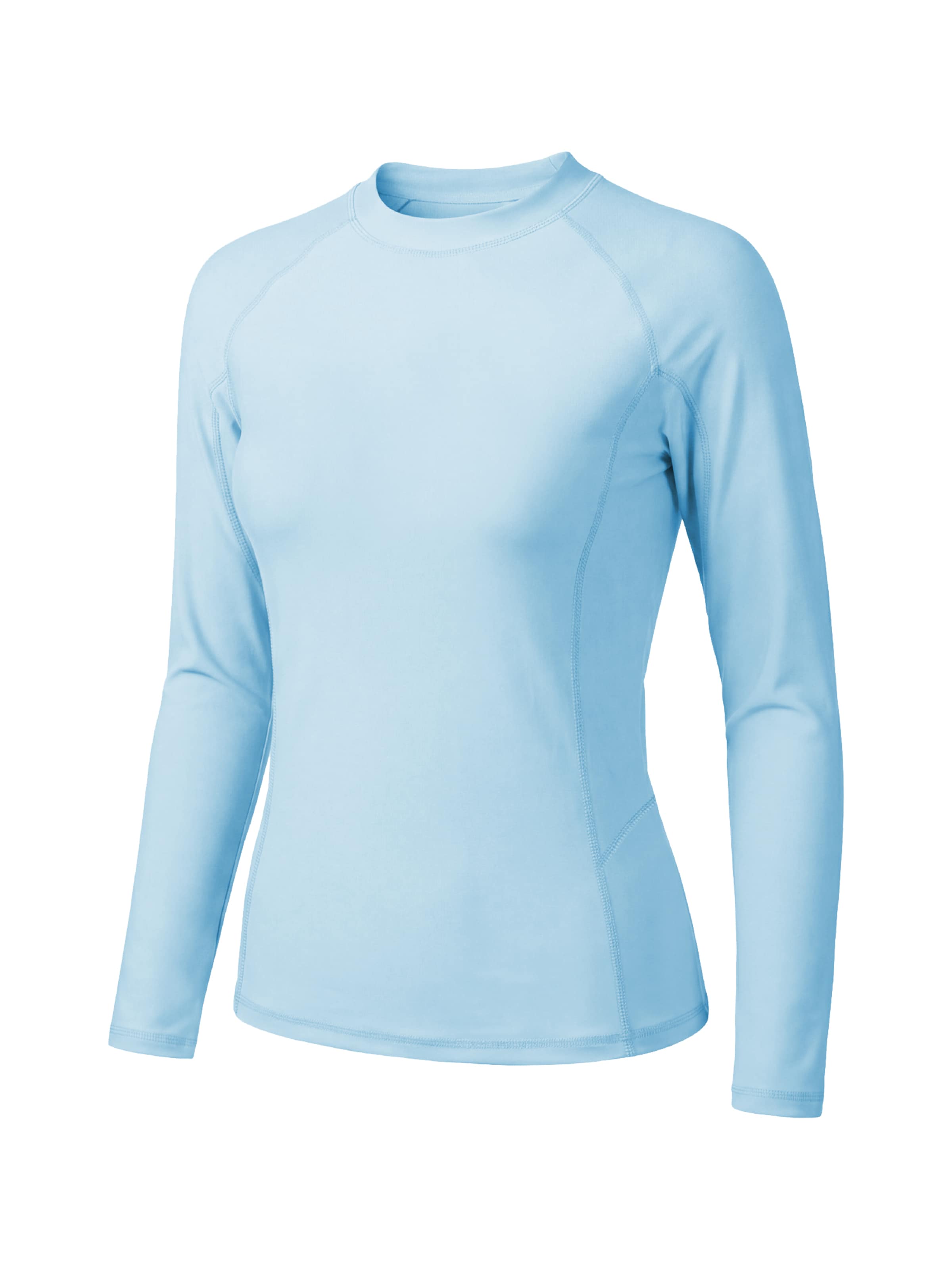 T-shirt fonctionnel 'Sports beach Long Sleeve UPF50+ top' MEETWEE en bleu : devant