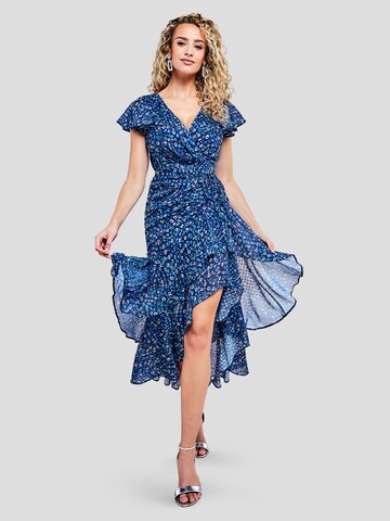 Robe GODDIVA en bleu : devant