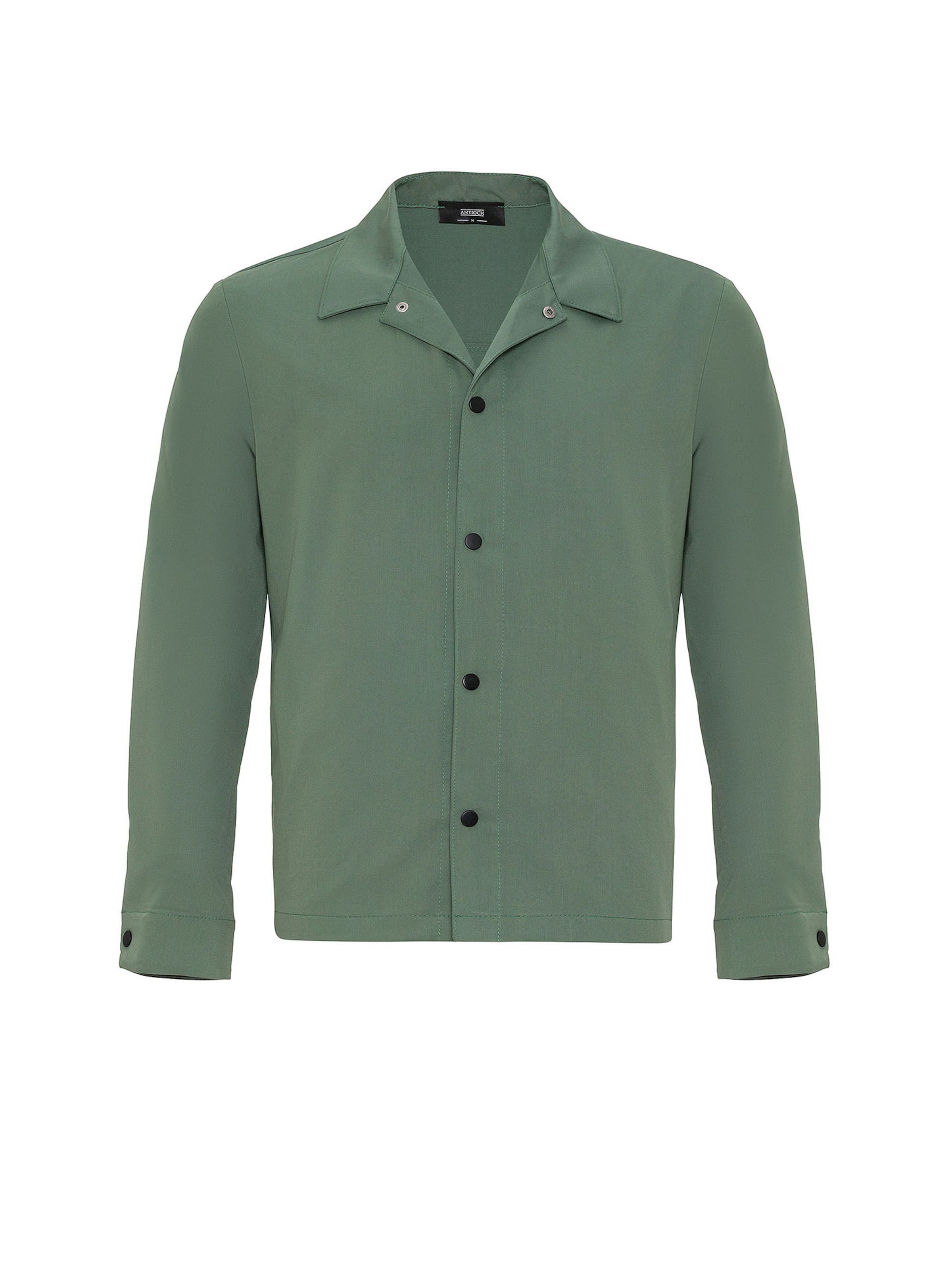 Antioch Rovný strih Košeľa - Zelená: predná strana