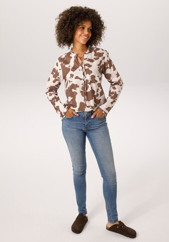 Aniston CASUAL Blouse in Beige