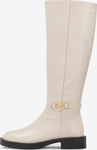 Kazar Boots in Beige: front