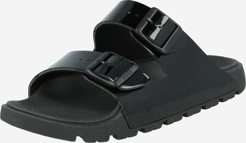 BOSS Mules 'Surfley' in Black: front