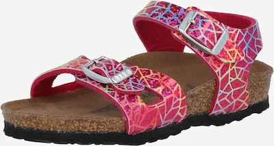 BIRKENSTOCK Sandále 'Rio' - modrá / žltá / zelená / ružová, Produkt